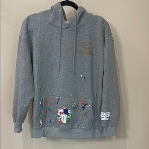 Gray Graphic Hoodie